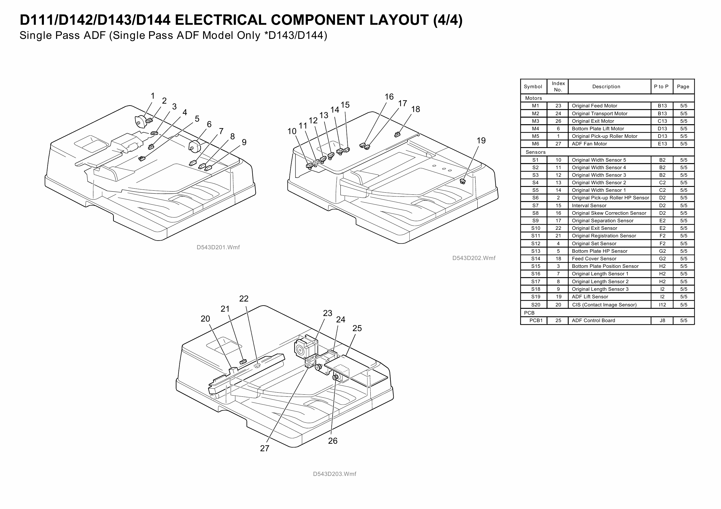 RICOH Aficio MP-C3002 C3502 D111 D142 D143 D144 Circuit Diagram-6